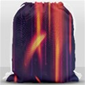 Perfection Graphic Colorful Lines Drawstring Bag (Large) View1