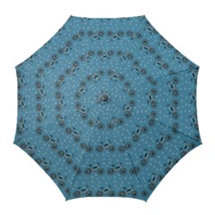 Bicycles Pattern Golf Umbrellas by linceazul