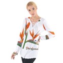 Bird Of Paradise Women s Tie Up Tee View1