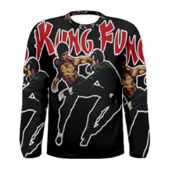 Kung Fu  Men s Long Sleeve Tee by Valentinaart