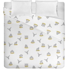 Cactus Pattern Duvet Cover Double Side (king Size) by ValentinaDesign