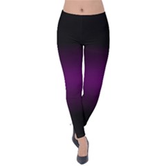 Decorative Pattern Velvet Leggings by ValentinaDesign