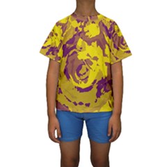 Abstract Art Kids  Short Sleeve Swimwear by ValentinaDesign