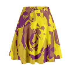 Abstract Art High Waist Skirt by ValentinaDesign