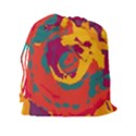 Abstract art Drawstring Pouches (XXL) View2