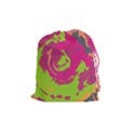 Abstract art Drawstring Pouches (Medium)  View1