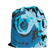 Abstract Art Drawstring Pouches (xxl) by ValentinaDesign