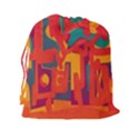 Abstract art Drawstring Pouches (XXL) View2