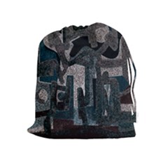 Abstract Art Drawstring Pouches (extra Large) by ValentinaDesign