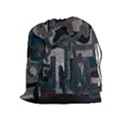 Abstract art Drawstring Pouches (Extra Large) View1