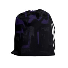Abstract Art Drawstring Pouches (extra Large) by ValentinaDesign