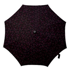 Roses Pattern Hook Handle Umbrellas (small) by Valentinaart