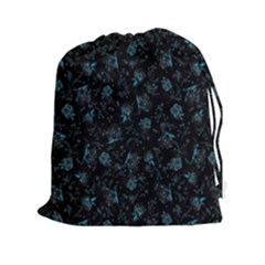 Floral Pattern Drawstring Pouches (xxl) by ValentinaDesign
