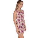 Floral pattern Sleeveless Bodycon Dress View3