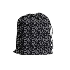 Abstract Art  Drawstring Pouches (large)  by ValentinaDesign