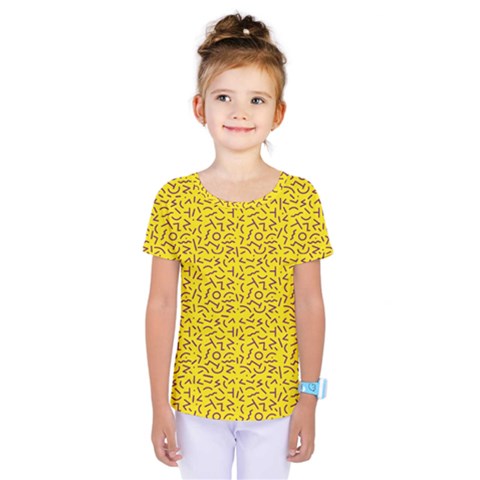 Abstract Art  Kids  One Piece Tee by ValentinaDesign