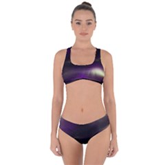 The Northern Lights Nature Criss Cross Bikini Set by Nexatart