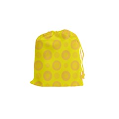Cheese Background Drawstring Pouches (small)  by berwies