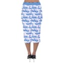 Tear in the Space-Time Continuum Velvet Midi Pencil Skirt View2