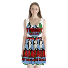 Make Tyranny Great Again Split Back Mini Dress  by Valentinaart