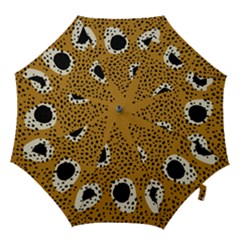 Surface Patterns Spot Polka Dots Black Hook Handle Umbrellas (medium) by Mariart