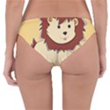 Happy Cartoon Baby Lion Reversible Hipster Bikini Bottoms View2
