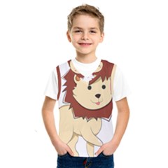 Happy Cartoon Baby Lion Kids  Sportswear by Catifornia