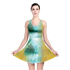 Turquoise River Reversible Skater Dress by digitaldivadesigns