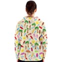 Beach Pattern Women s Zipper Hoodie View2