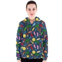 Beach Pattern Women s Zipper Hoodie View1