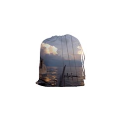 Sailing Into The Storm Drawstring Pouches (xs)  by oddzodd