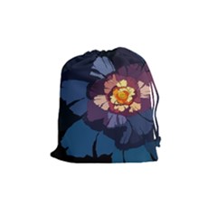 Flower Drawstring Pouches (medium)  by oddzodd
