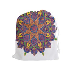 Ornate Mandala Drawstring Pouches (extra Large) by Valentinaart