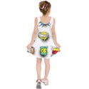 Comic Speech Bubbles  Kids  Sleeveless Dress View2