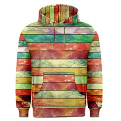 Stripes Color Oil Men s Pullover Hoodie by BangZart