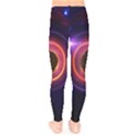 The Little Astronaut on a Tiny Fractal Planet Kids  Legging View2