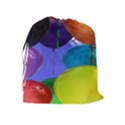 Colorful Balloons Render Drawstring Pouches (Extra Large) View2