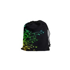 Abstract Colorful Plants Drawstring Pouches (xs)  by BangZart