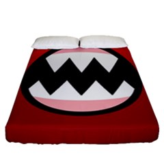 Funny Angry Fitted Sheet (queen Size) by BangZart