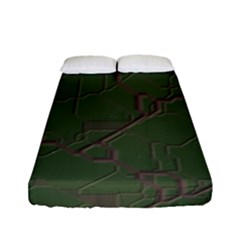 Alien Wires Texture Fitted Sheet (full/ Double Size) by BangZart