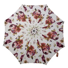 Texture Pattern Fabric Design Hook Handle Umbrellas (large) by BangZart