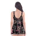 Flower Art Pattern Skater Dress Swimsuit View2