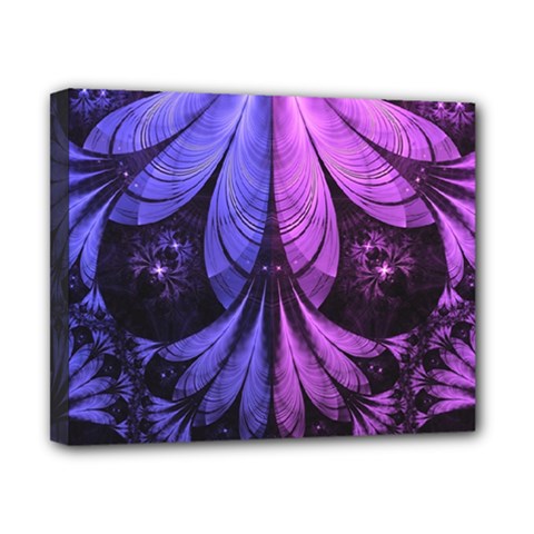 Beautiful Lilac Fractal Feathers Of The Starling Canvas 10  X 8  by jayaprime