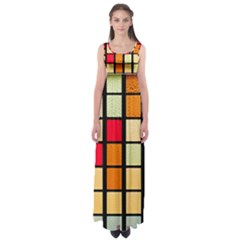 Mozaico Colors Glass Church Color Empire Waist Maxi Dress by BangZart