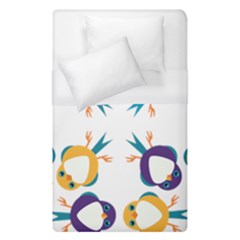 Pattern Circular Birds Duvet Cover (single Size) by BangZart
