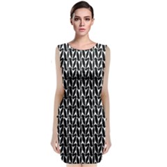 Flying-v Electric Guitar Color Picker With Black Background Sleeveless Velvet Midi Dress by Brini