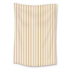 Stripes Pink And Green  Line Pattern Large Tapestry by paulaoliveiradesign