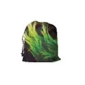 A Seaweed s DeepDream of Faded Fractal Fall Colors Drawstring Pouches (Small)  View2
