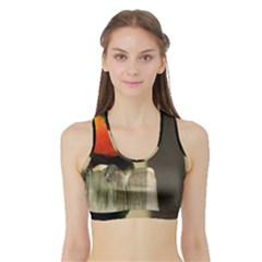 I See You Sports Bra With Border by CreatedByMeVictoriaB