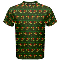 Plants And Flowers Men s Cotton Tee by linceazul